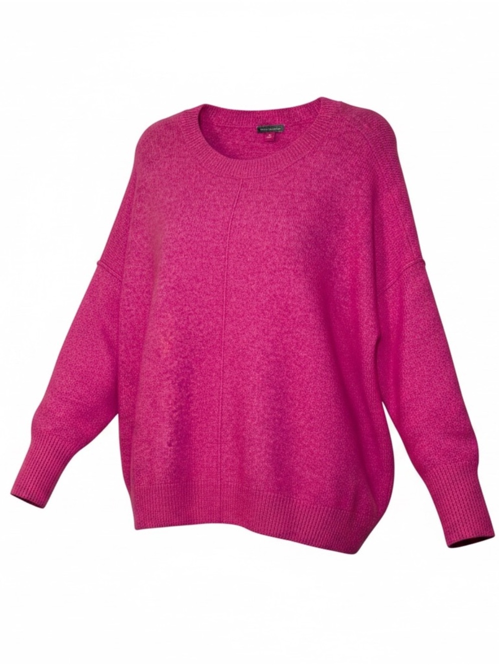 Vince Camuto Women's Soft Knit Long Sleeve Fuchsia Crewneck Sweater Size XL - Picture 2 of 14